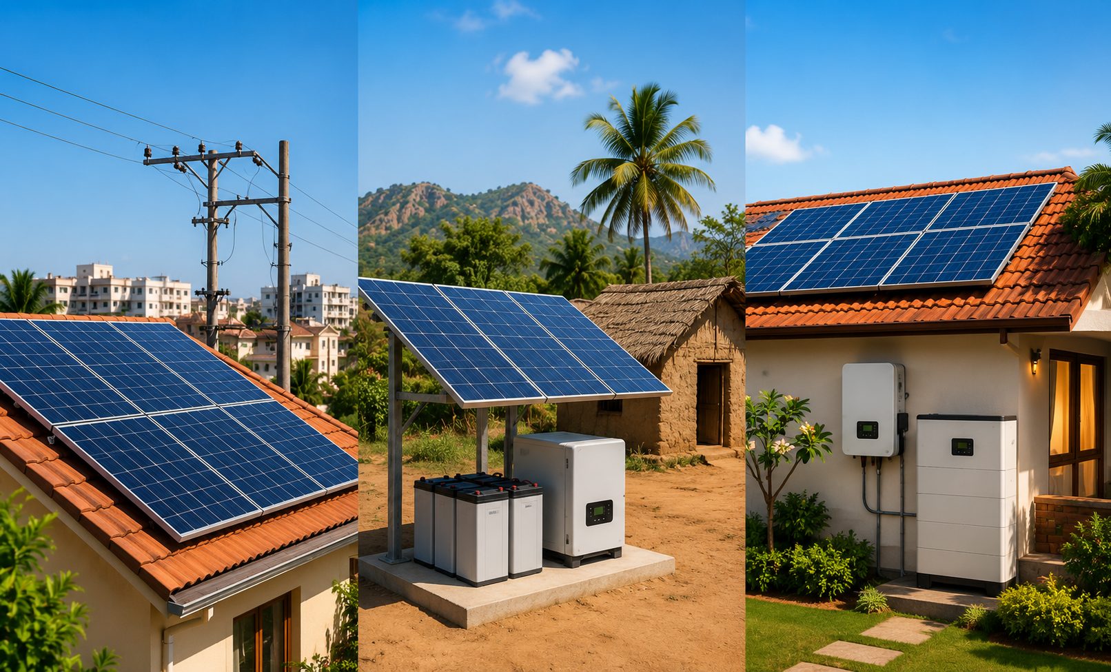 On-Grid vs Off-Grid vs Hybrid Solar System Comparison Tamil Nadu 2026